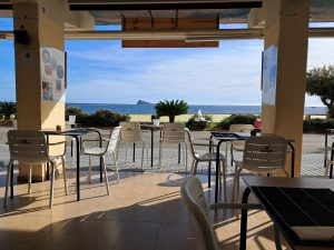 Shija Balcanes vista de la isla de Benidorm